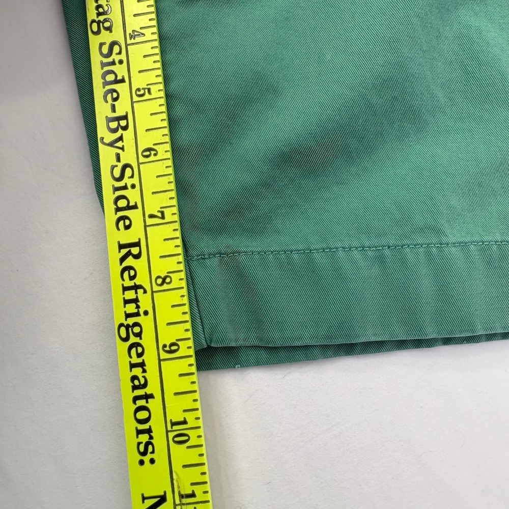 J.Crew Men's Stanton Shorts Green 100% Cotton Chino Casual Summer Shorts Size 38 - Picture 9 of 9